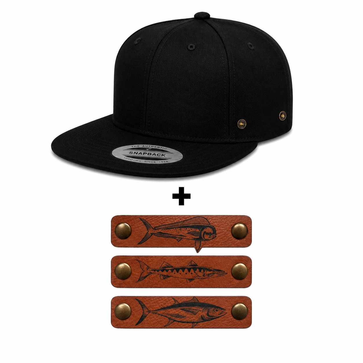 Holy Fish Saltwater Adult Cap mit drei Wechselpatches