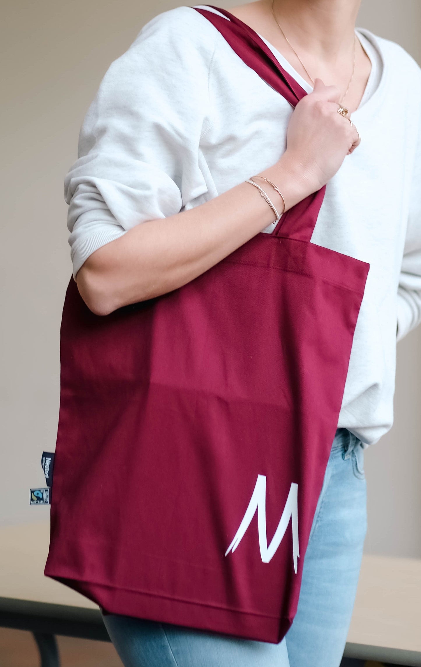Stofftasche (natur und schwarz)