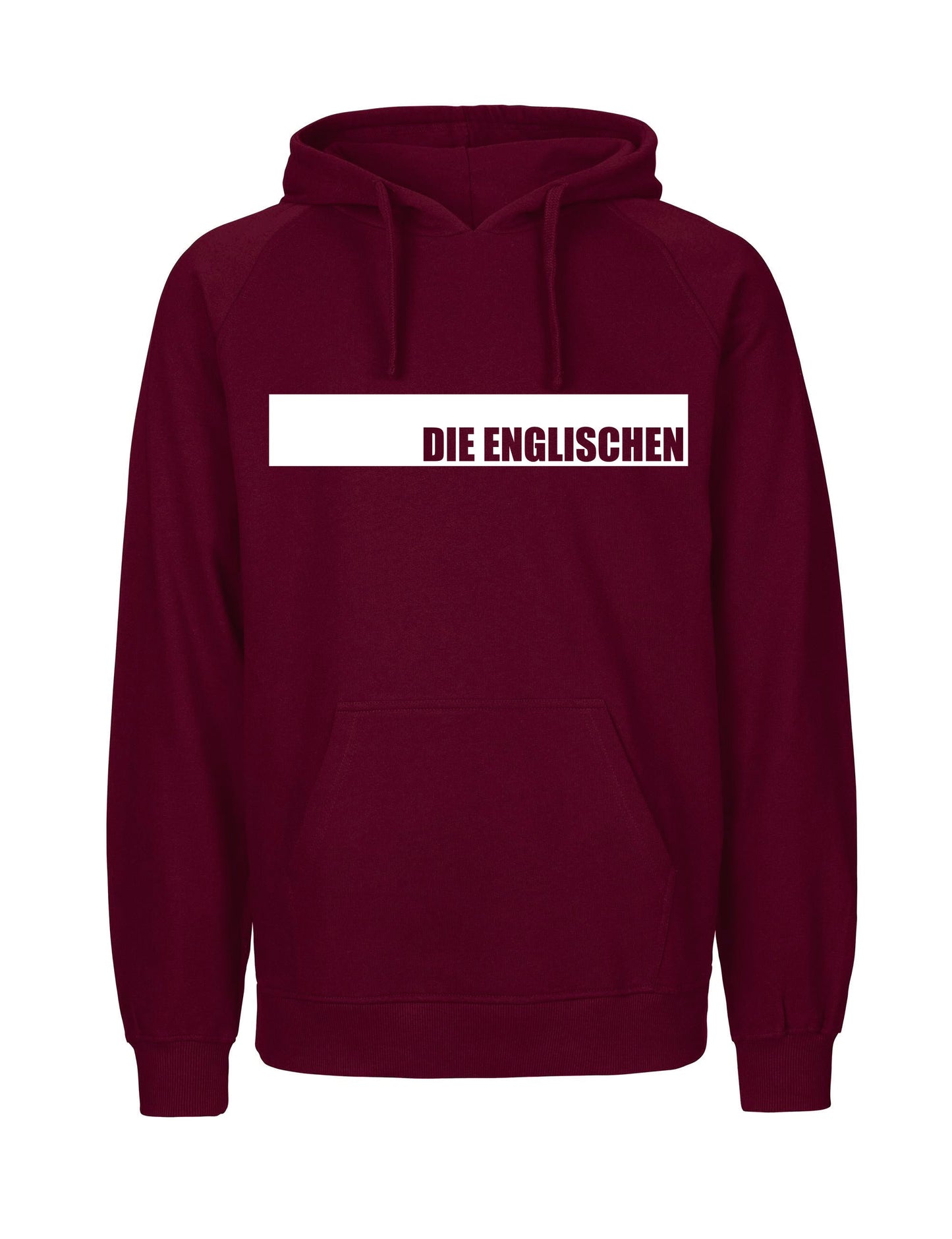 Hoodie mit Brustprint "DIE ENGLISCHEN" - Herren