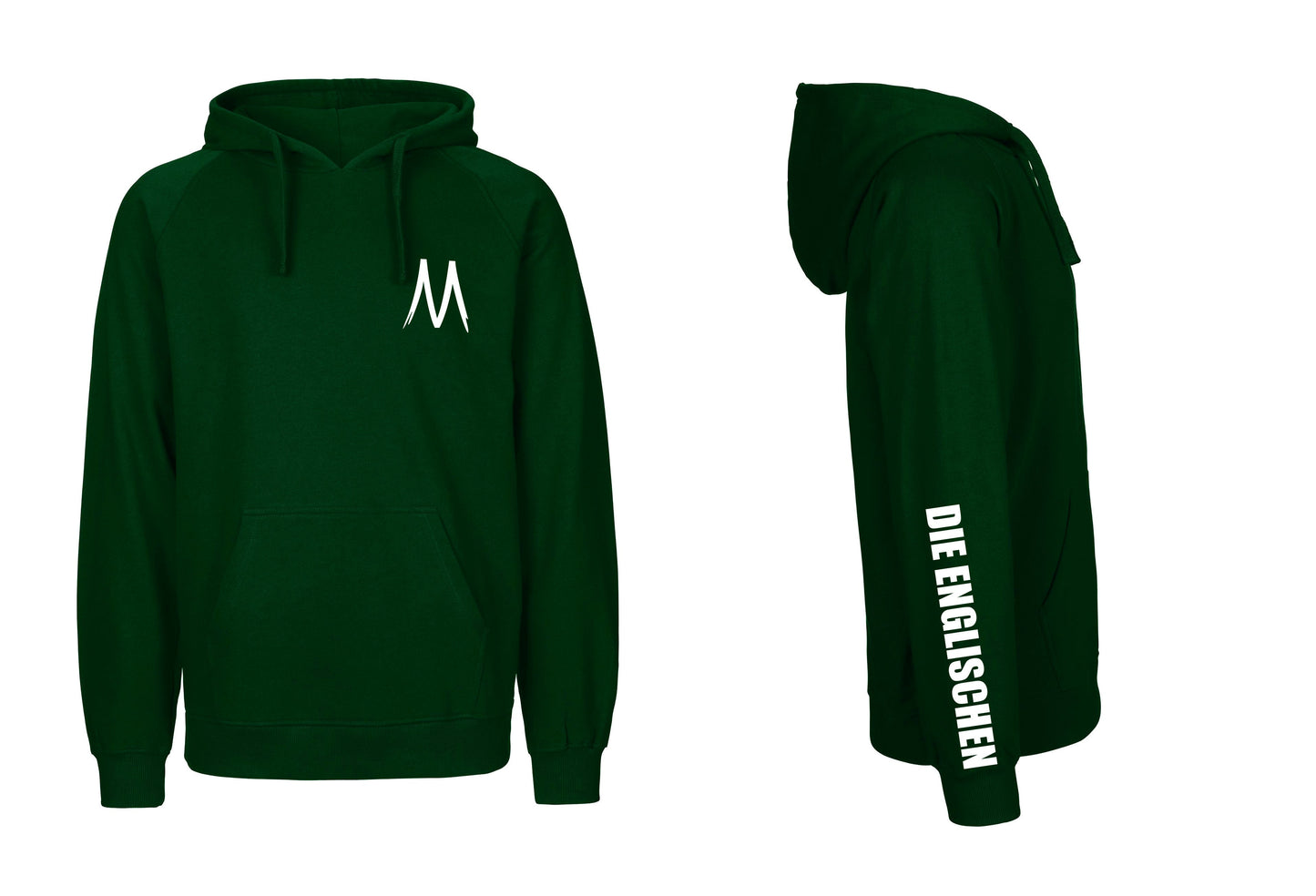 Hoodie mit Ärmelprint "DIE ENGLISCHEN" - Herren