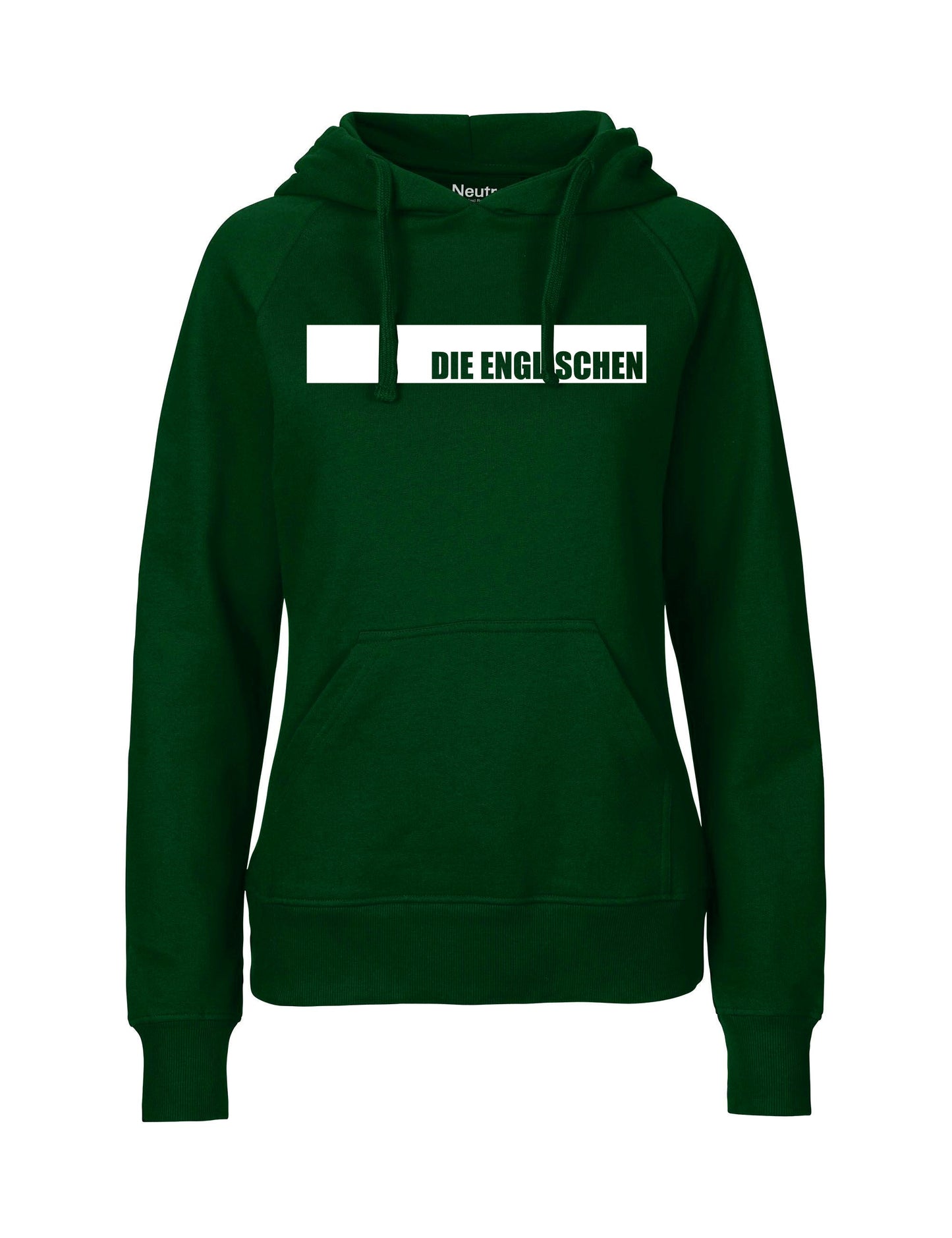 Hoodie mit Brustprint "DIE ENGLISCHEN" - Damen