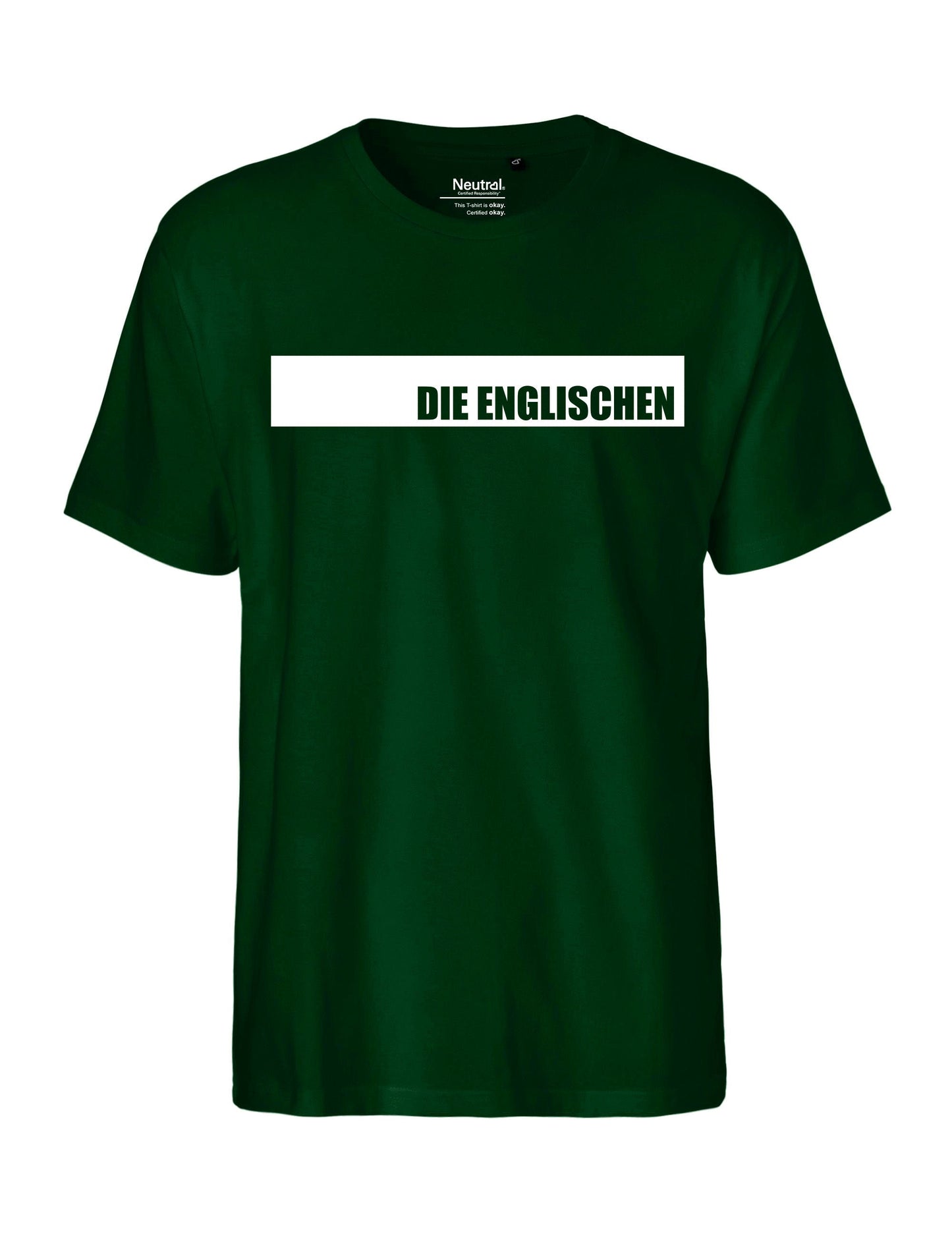 Shirt mit Brustprint "DIE ENGLISCHEN" - Herren