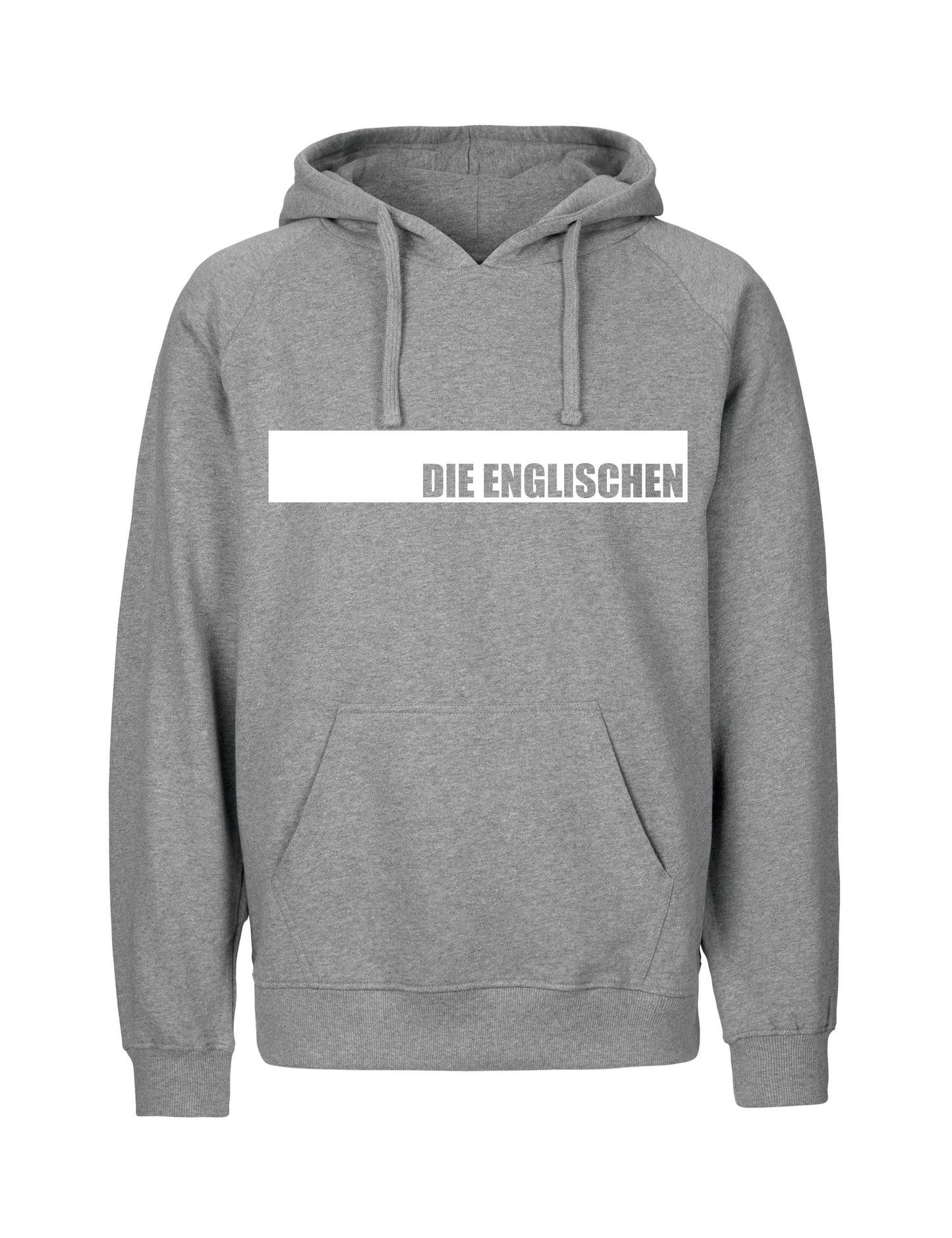 Hoodie mit Brustprint "DIE ENGLISCHEN" - Herren