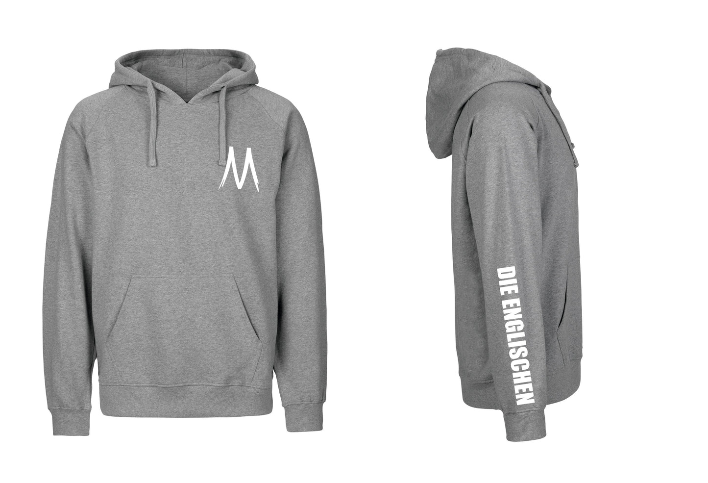 Hoodie mit Ärmelprint "DIE ENGLISCHEN" - Herren