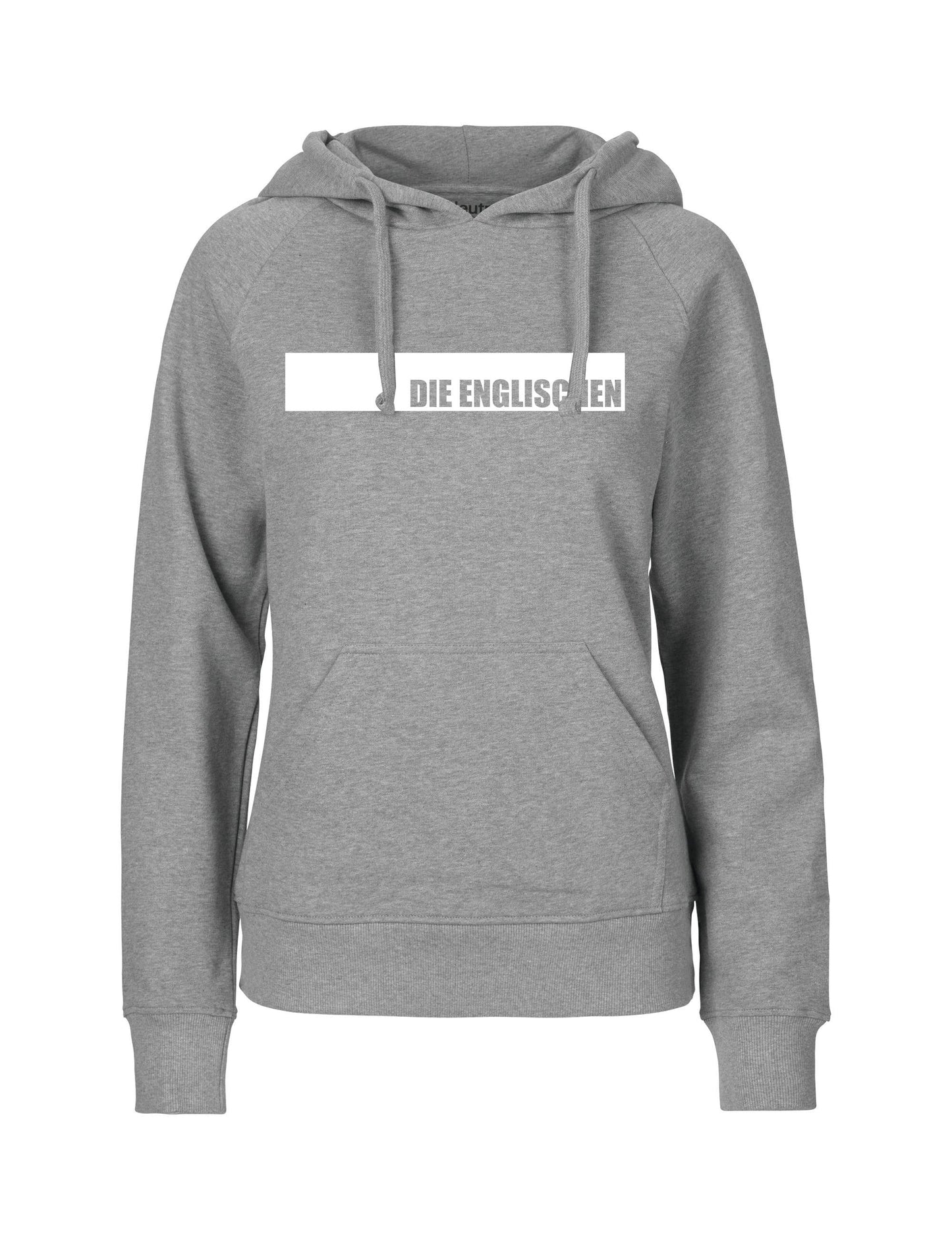 Hoodie mit Brustprint "DIE ENGLISCHEN" - Damen