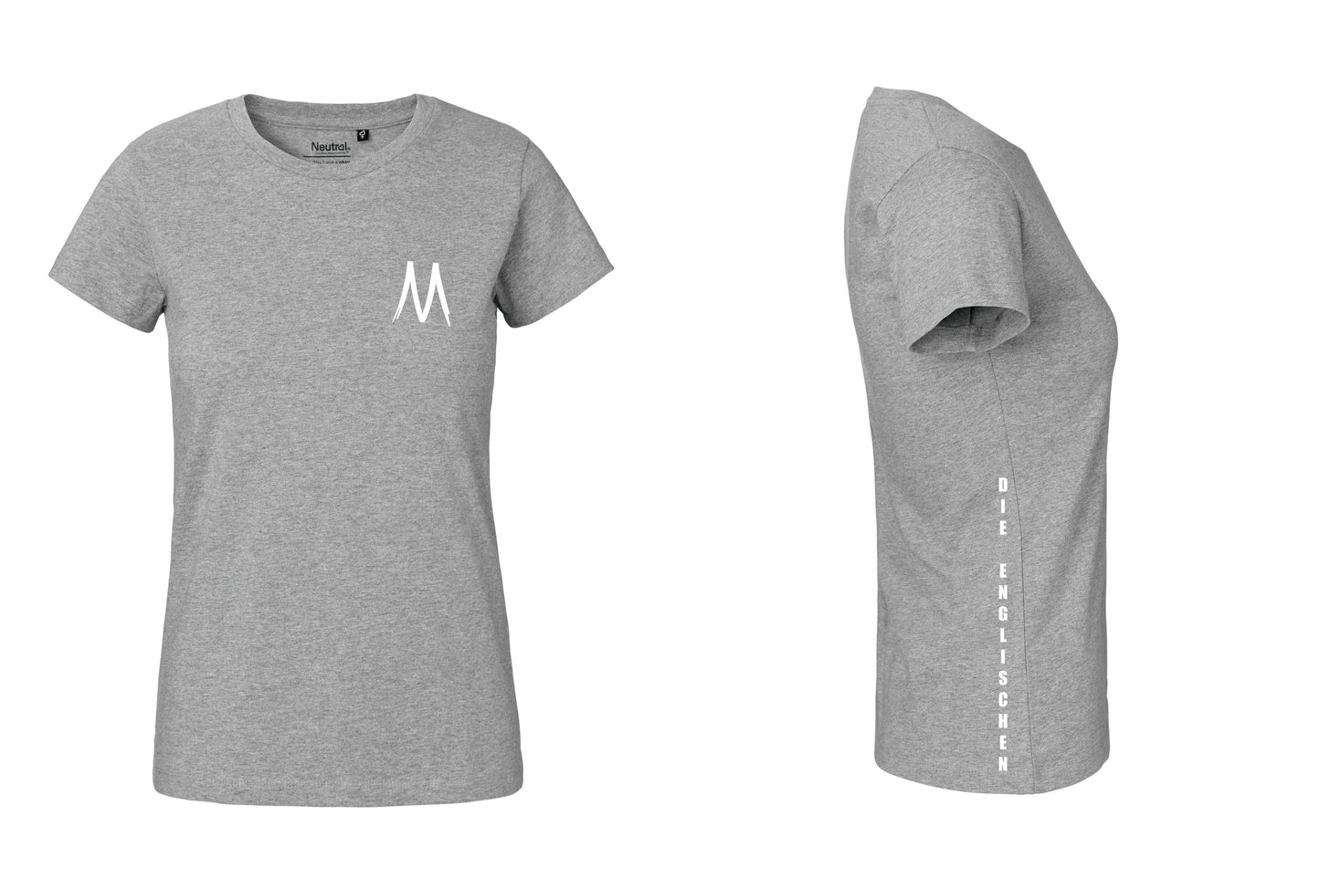 Shirt mit seitlichem Print "DIE ENGLISCHEN" - Damen