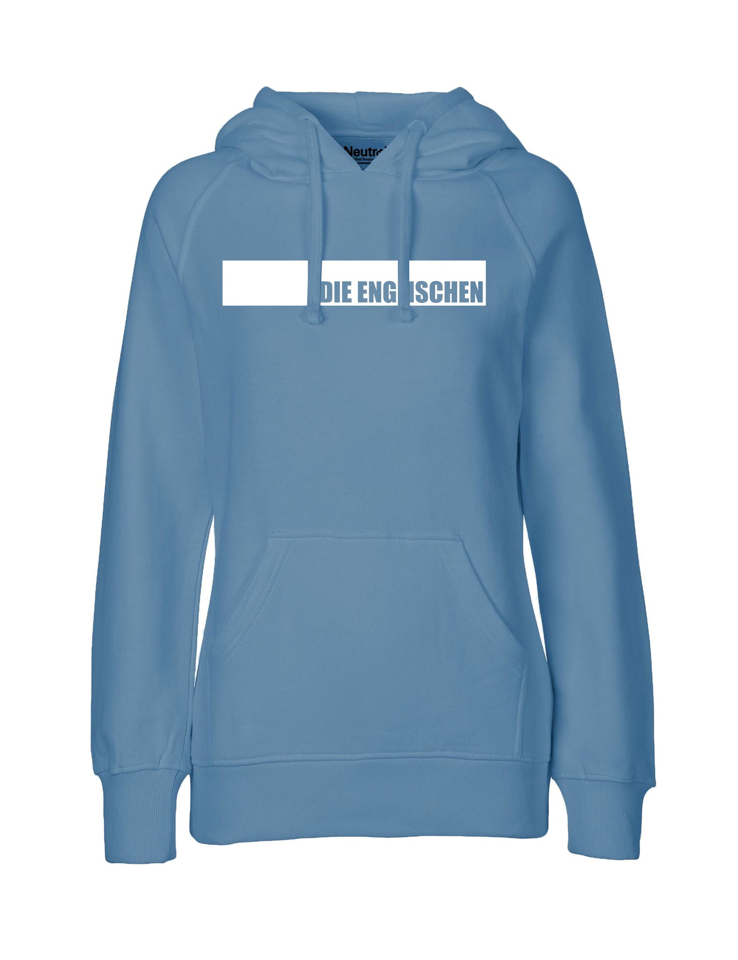 Hoodie mit Brustprint "DIE ENGLISCHEN" - Damen
