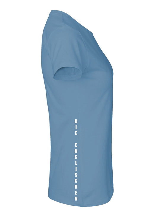 Shirt mit seitlichem Print "DIE ENGLISCHEN" - Damen