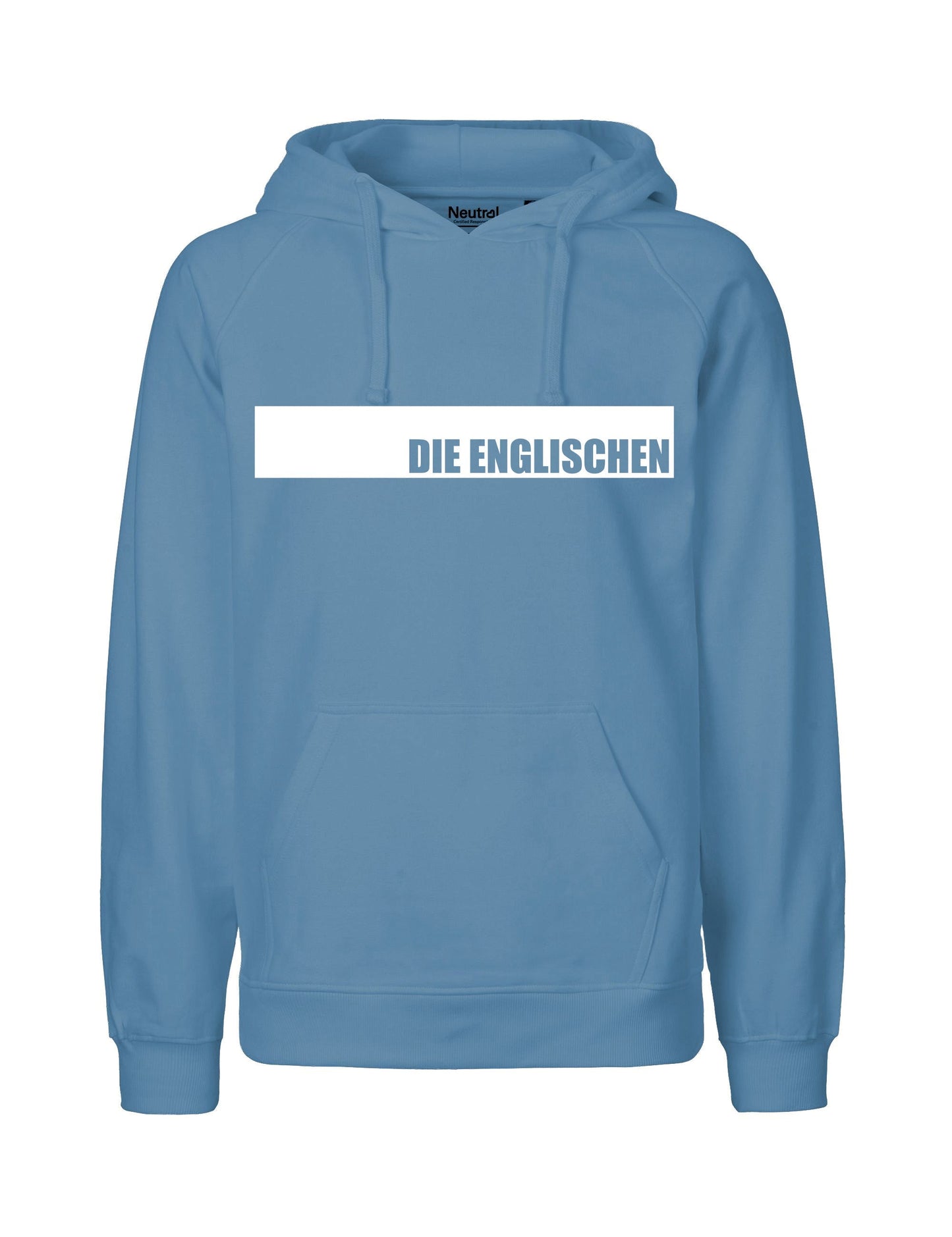 Hoodie mit Brustprint "DIE ENGLISCHEN" - Herren