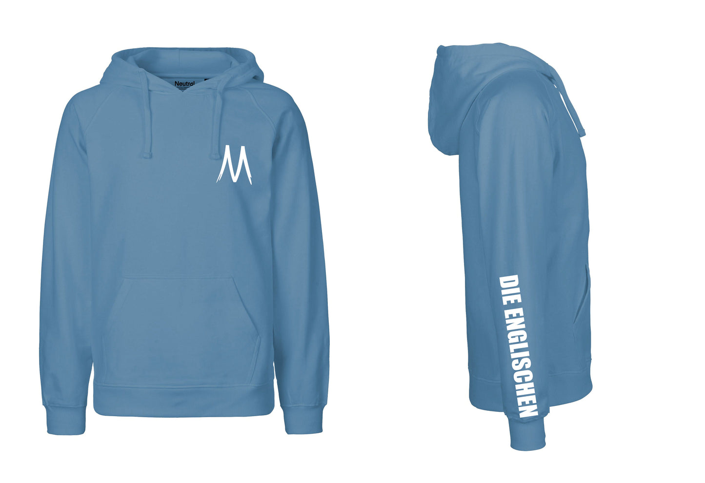 Hoodie mit Ärmelprint "DIE ENGLISCHEN" - Herren