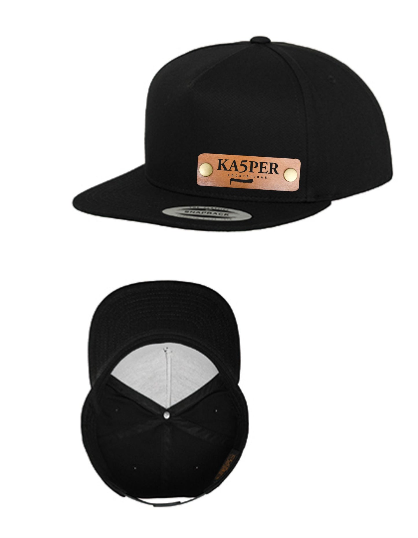 KA5PER Cap mit Wechselpatch aus Leder