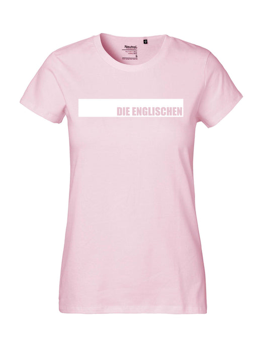 Shirt mit Brustprint "DIE ENGLISCHEN" - Damen