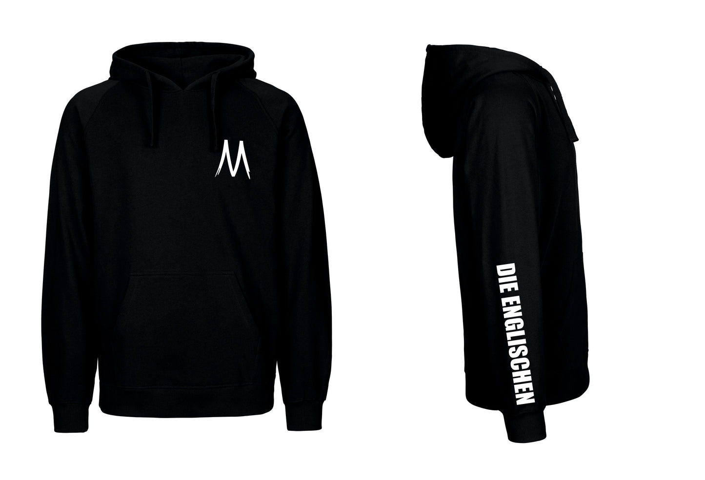 Hoodie mit Ärmelprint "DIE ENGLISCHEN" - Herren