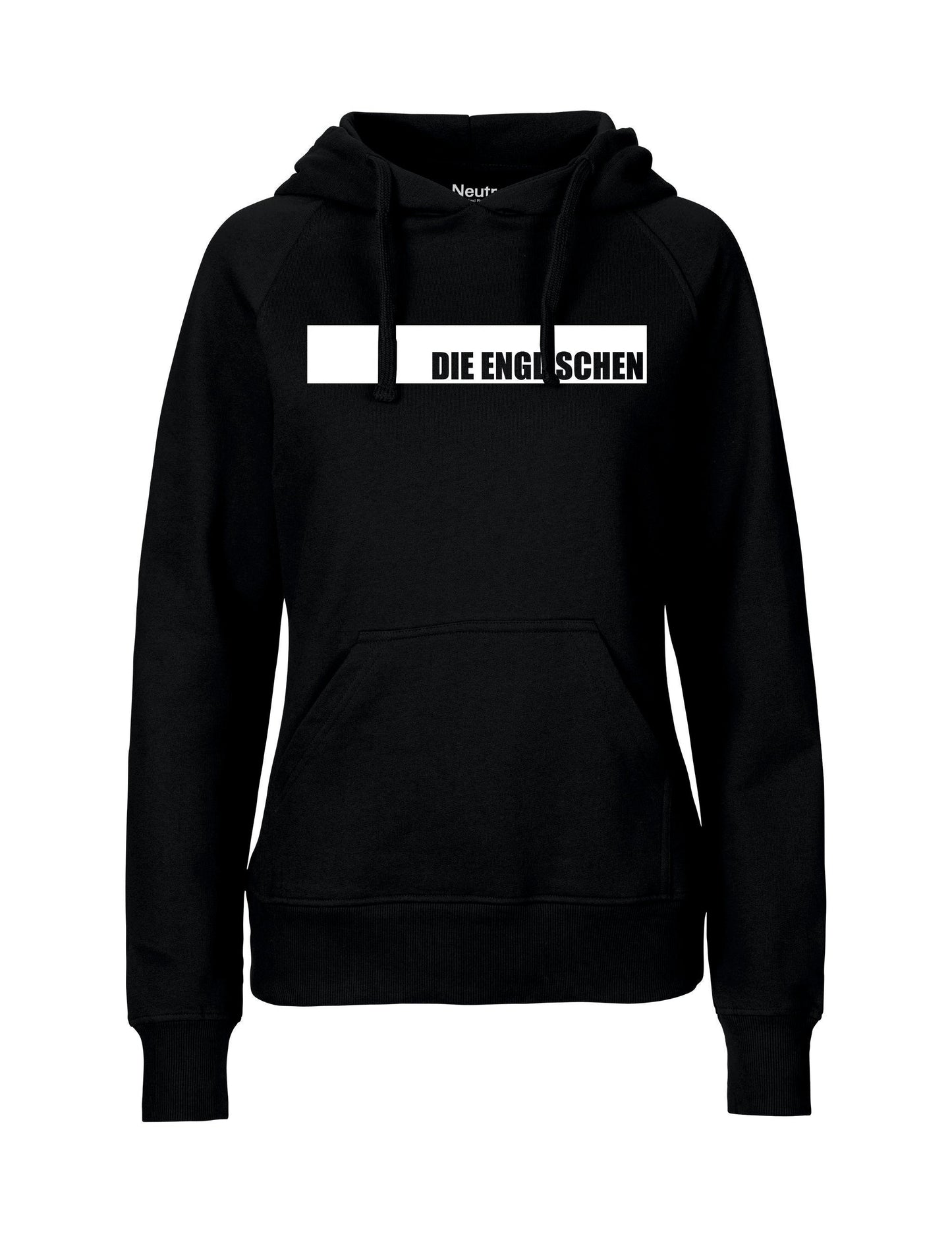 Hoodie mit Brustprint "DIE ENGLISCHEN" - Damen