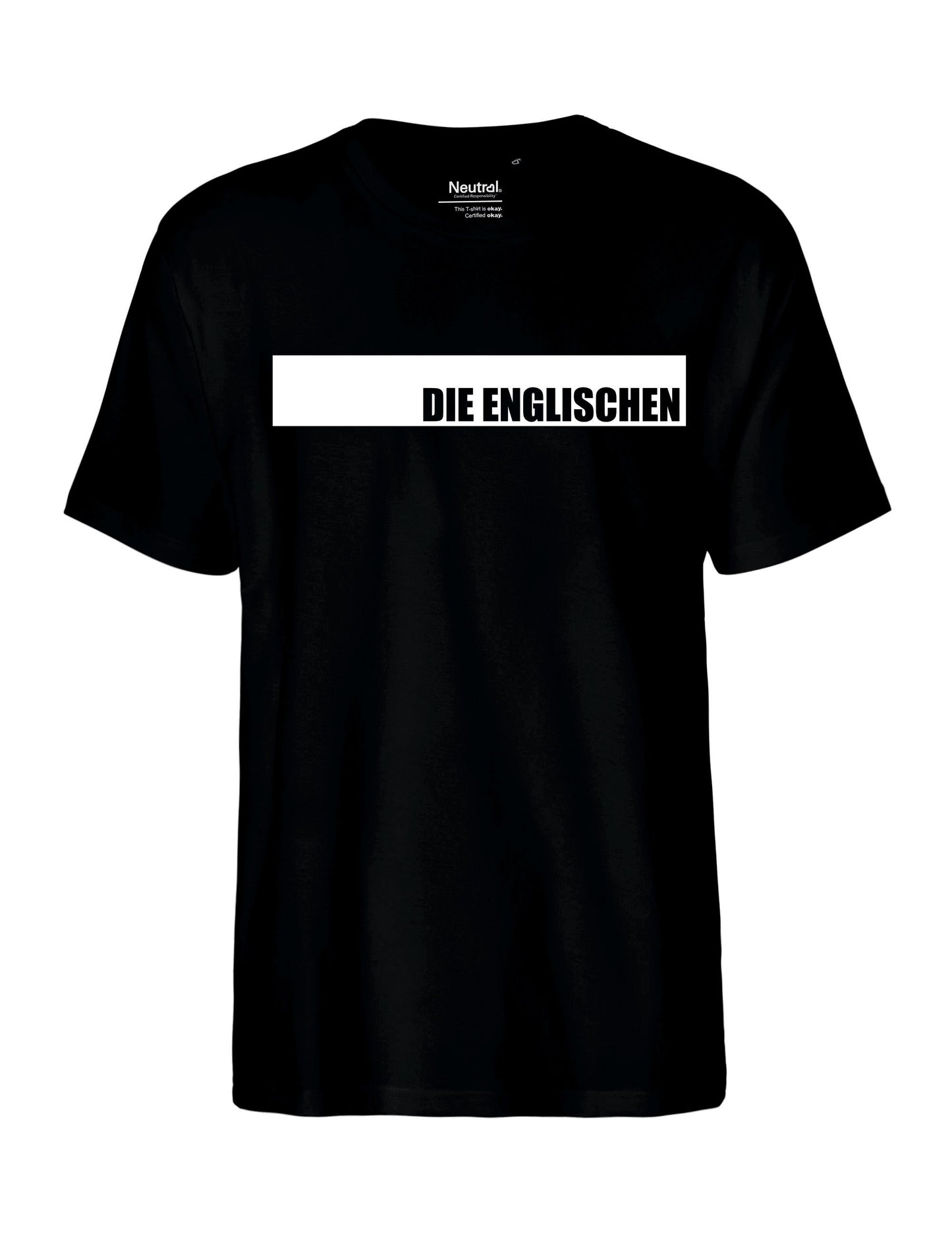 Shirt mit Brustprint "DIE ENGLISCHEN" - Herren