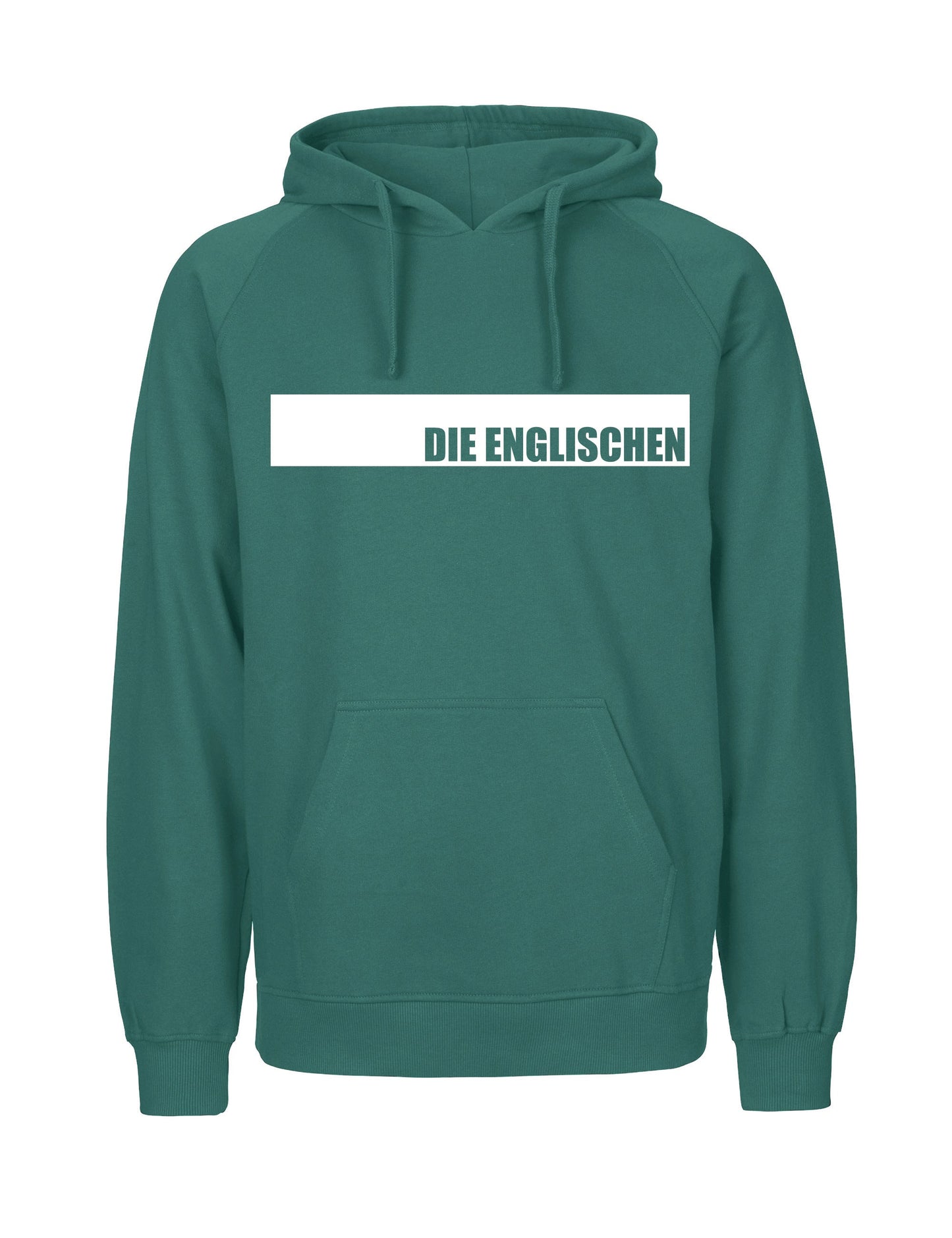 Hoodie mit Brustprint "DIE ENGLISCHEN" - Herren