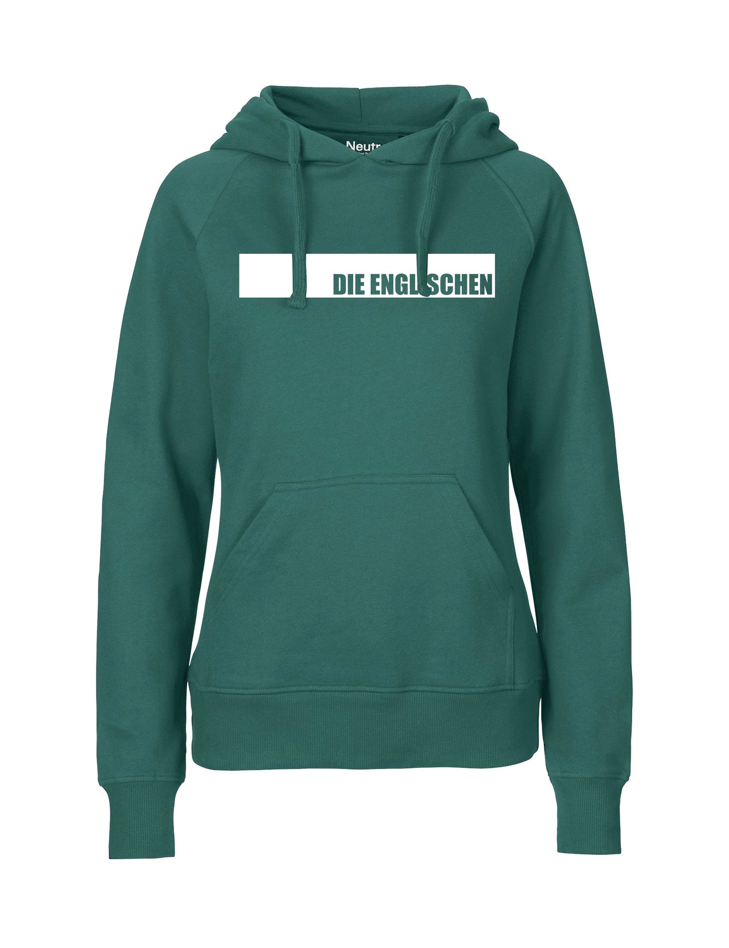 Hoodie mit Brustprint "DIE ENGLISCHEN" - Damen
