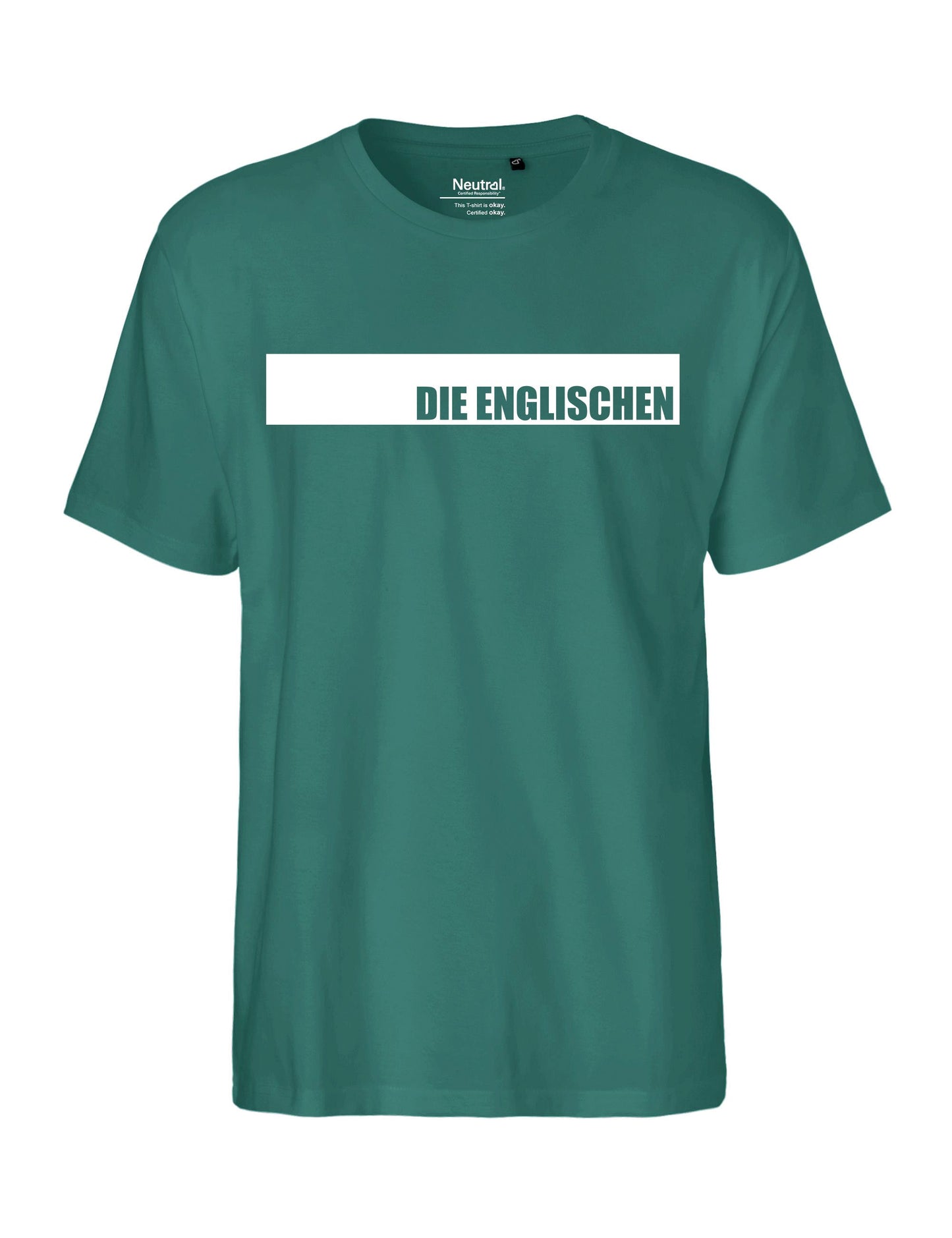 Shirt mit Brustprint "DIE ENGLISCHEN" - Herren