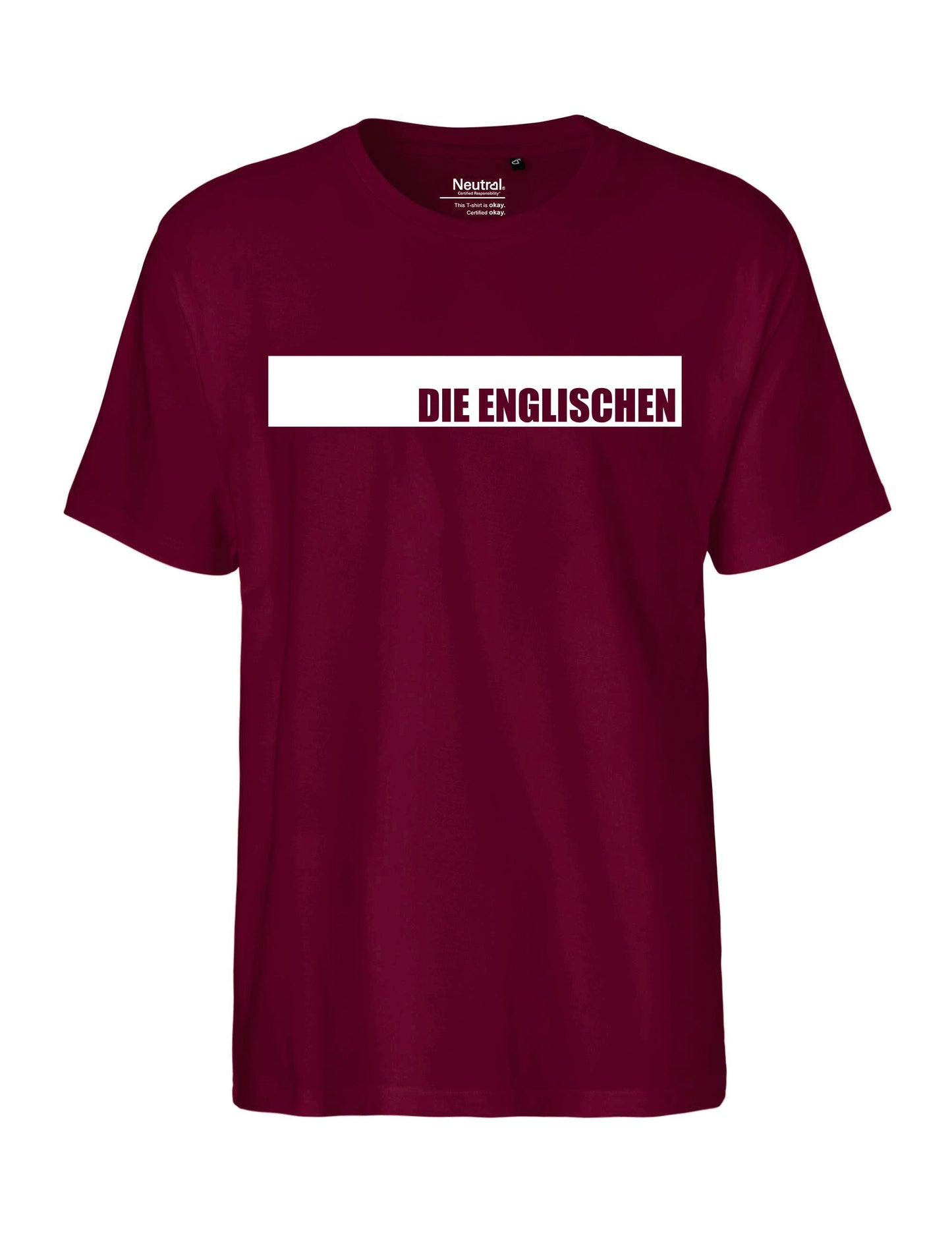 Shirt mit Brustprint "DIE ENGLISCHEN" - Herren
