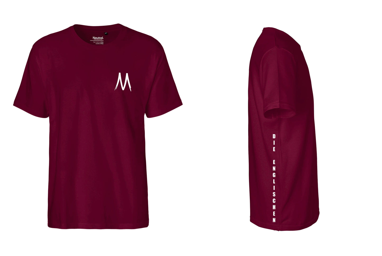Shirt mit seitlichem Print "DIE ENGLISCHEN" - Herren