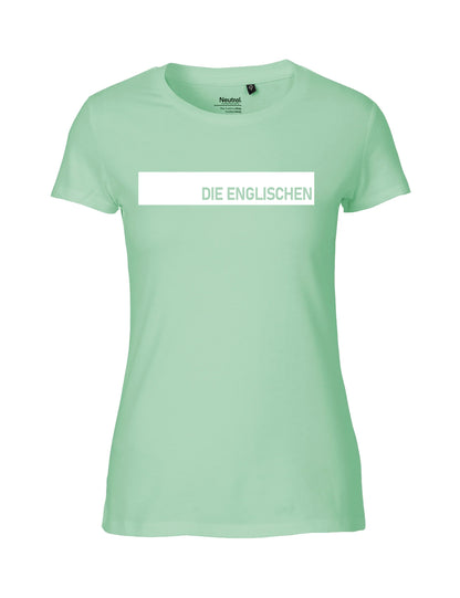 Shirt mit Brustprint "DIE ENGLISCHEN" - Damen
