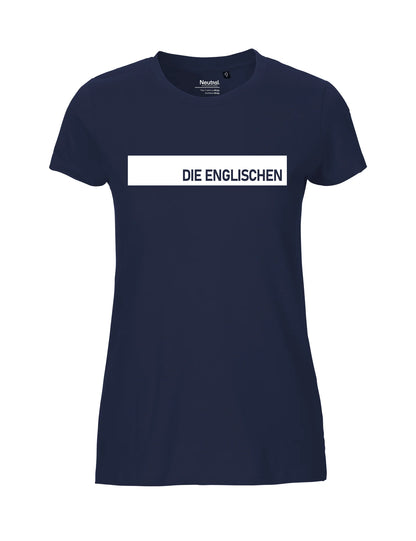 Shirt mit Brustprint "DIE ENGLISCHEN" - Damen