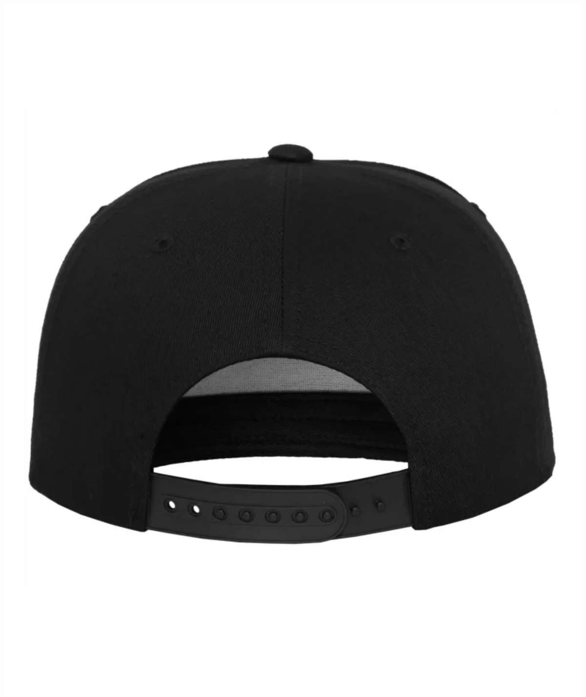 Rückansicht mit verstellbarem Snapback-Verschluss