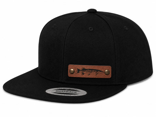Holy Fish schwarze Snapback Cap mit Wechselpatch