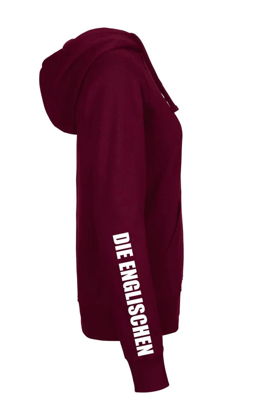 Zipper mit Ärmelprint "DIE ENGLISCHEN" - Damen