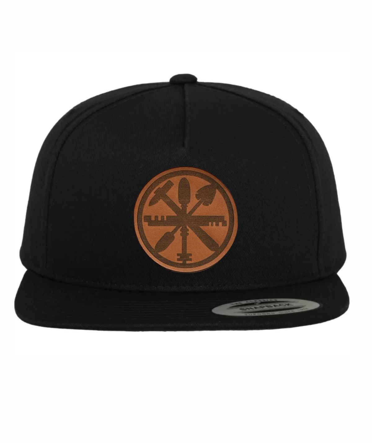 Glaser Cap mit geradem Schirm und Lederpatch