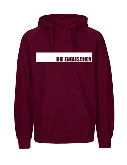Hoodie mit Brustprint "DIE ENGLISCHEN" - Herren