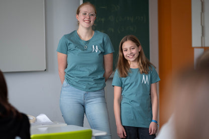 Shirt mit Brustprint "DIE ENGLISCHEN" - Damen
