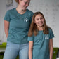 Shirt mit seitlichem Print "DIE ENGLISCHEN" - Damen