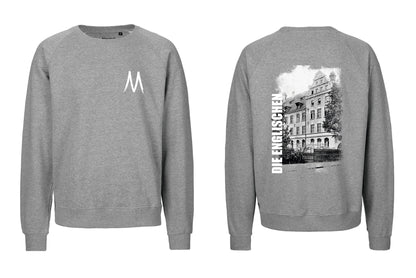 Sweatshirt mit Rückenprint "Schulgebäude" - Unisex