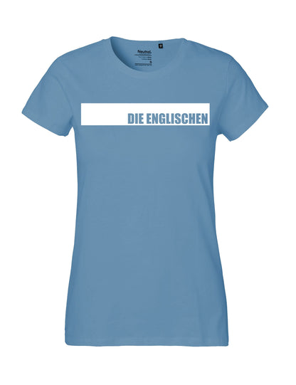 Shirt mit Brustprint "DIE ENGLISCHEN" - Damen