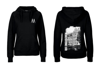 Hoodie mit Rückenprint "Schulgebäude" - Damen