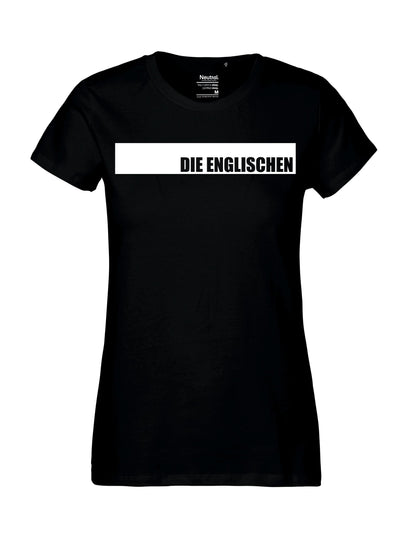 Shirt mit Brustprint "DIE ENGLISCHEN" - Damen
