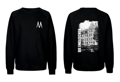 Sweatshirt mit Rückenprint "Schulgebäude" - Unisex