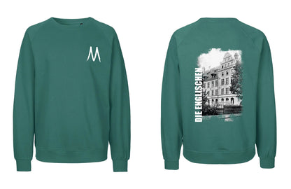 Sweatshirt mit Rückenprint "Schulgebäude" - Unisex