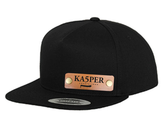 KA5PER Cap mit Wechselpatch aus Leder