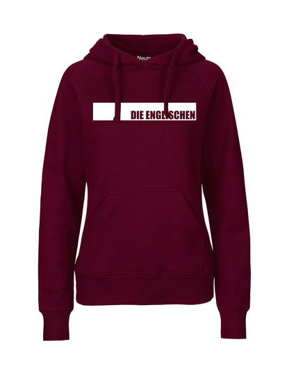 Hoodie mit Brustprint "DIE ENGLISCHEN" - Damen